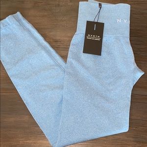 NVGTN Sky Blue NV Seamless Leggings